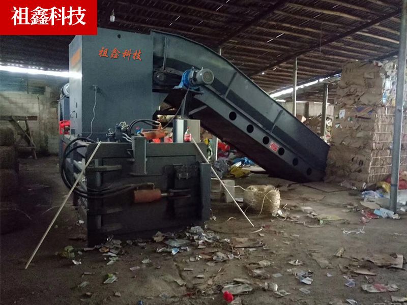 120吨开关门废纸打包机