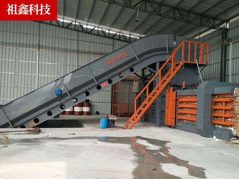 160吨全自动废纸打包机